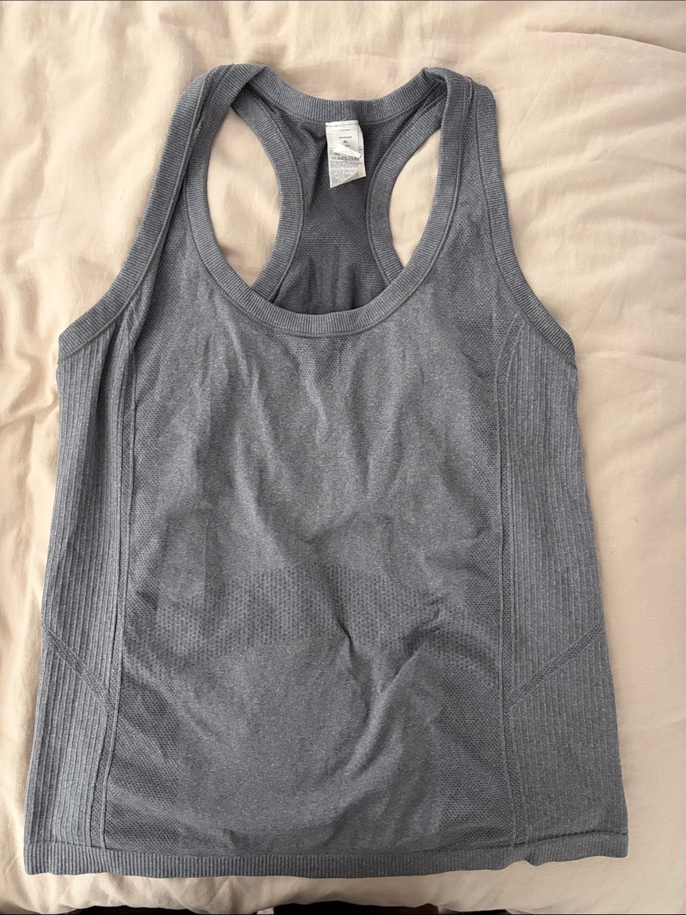 Old Navy Heather Gray Racerback Tank Top